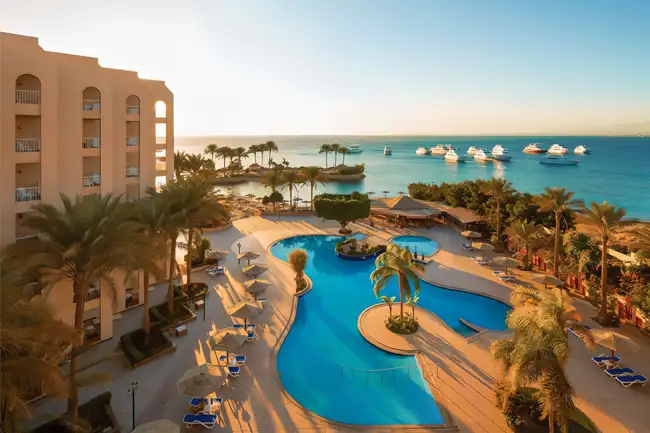 Deal voor all inclusive Hurghada Marriott Beach Resort.