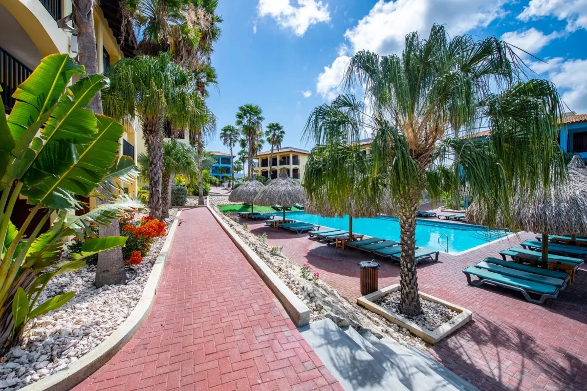 Overzichtelijke opzet Kunuku Aqua Resort Curaçao