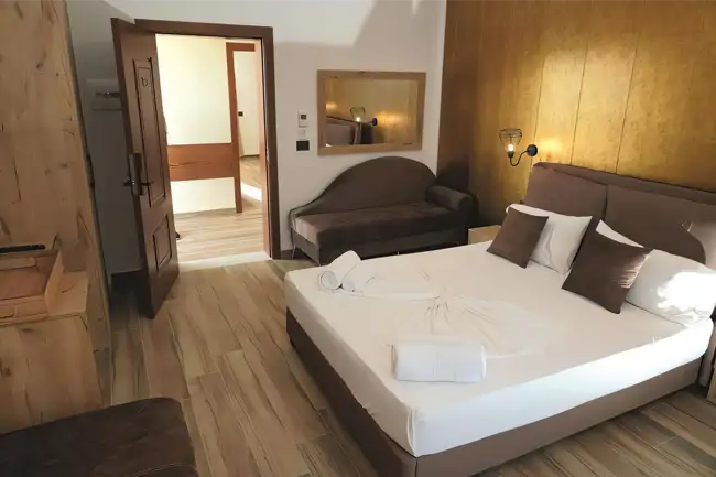 Kamers van het Monaco Garden Golem all-inclusive hotel.
