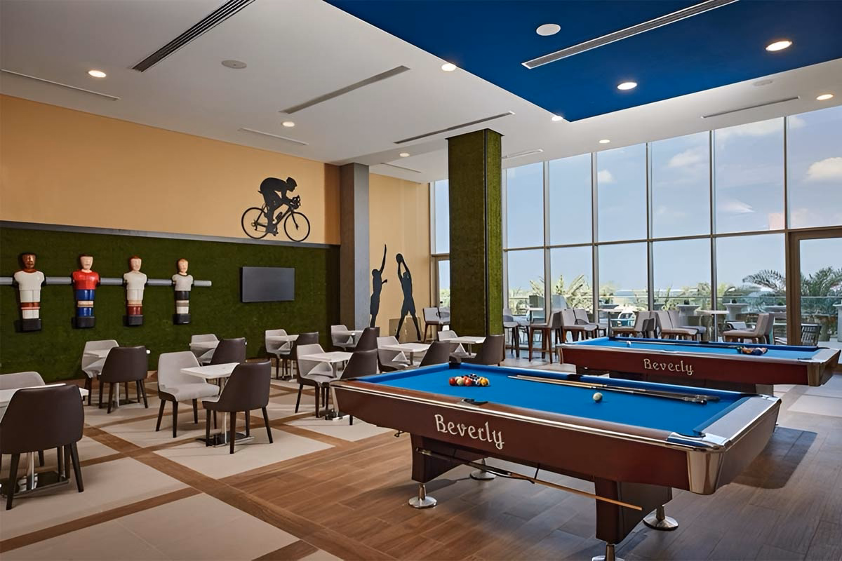 All inclusive resorts met een sportsbar